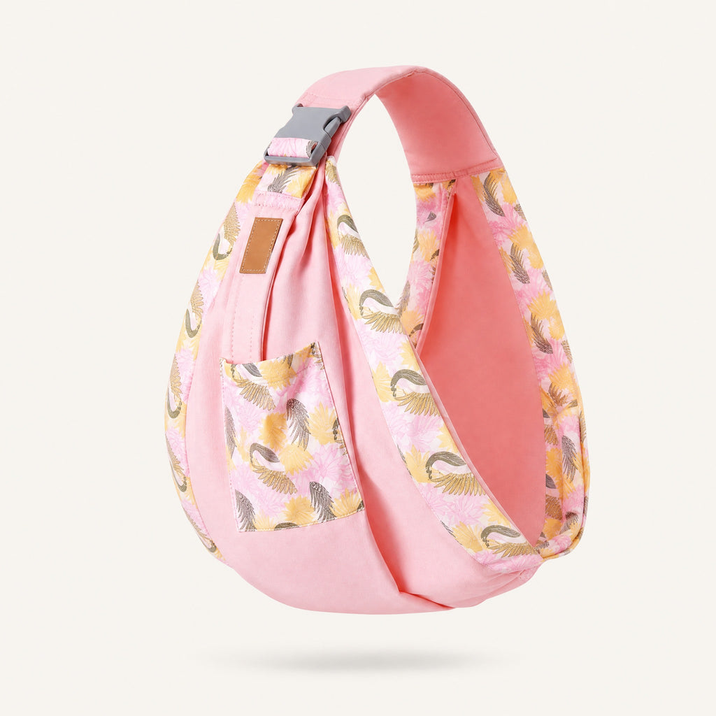Baby Wrap Sling Carrier – Newborn Nursing Cover Dual Use Infant Carrier 0–36M
