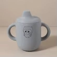 Personalized Silicone Sippy Cup – Custom Name Baby Toddler Training Cup