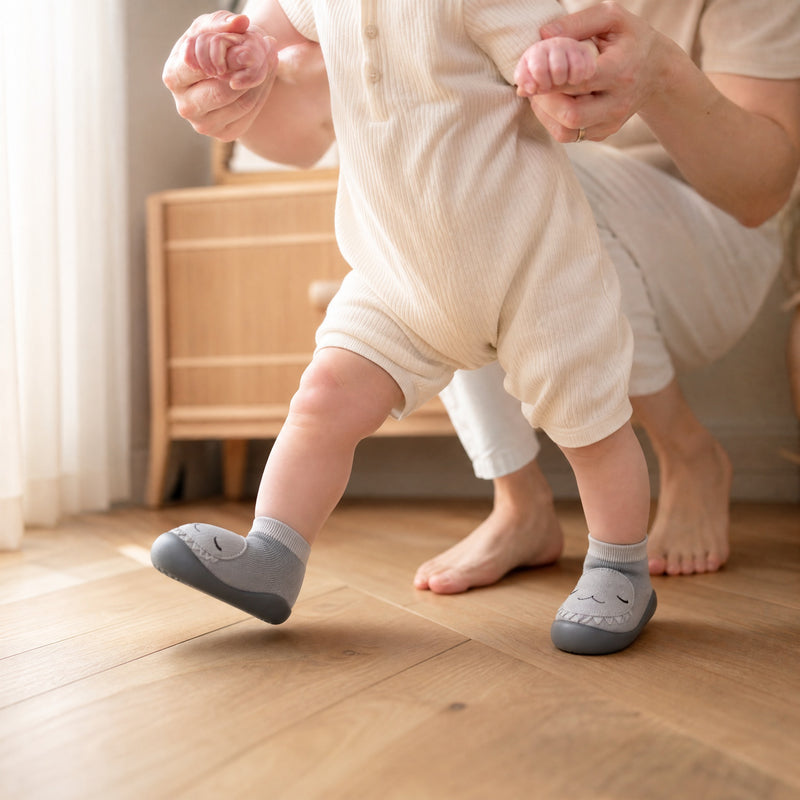 Baby Sock Shoes – Soft Sole Toddler Floor Shoes Infant First Walker Booties