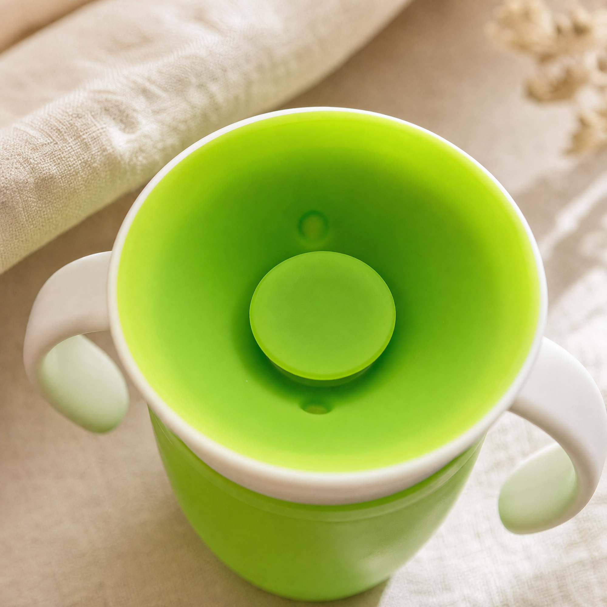 360 Baby Sippy Cup – Leakproof Double Handle Toddler Training Drinking Cup