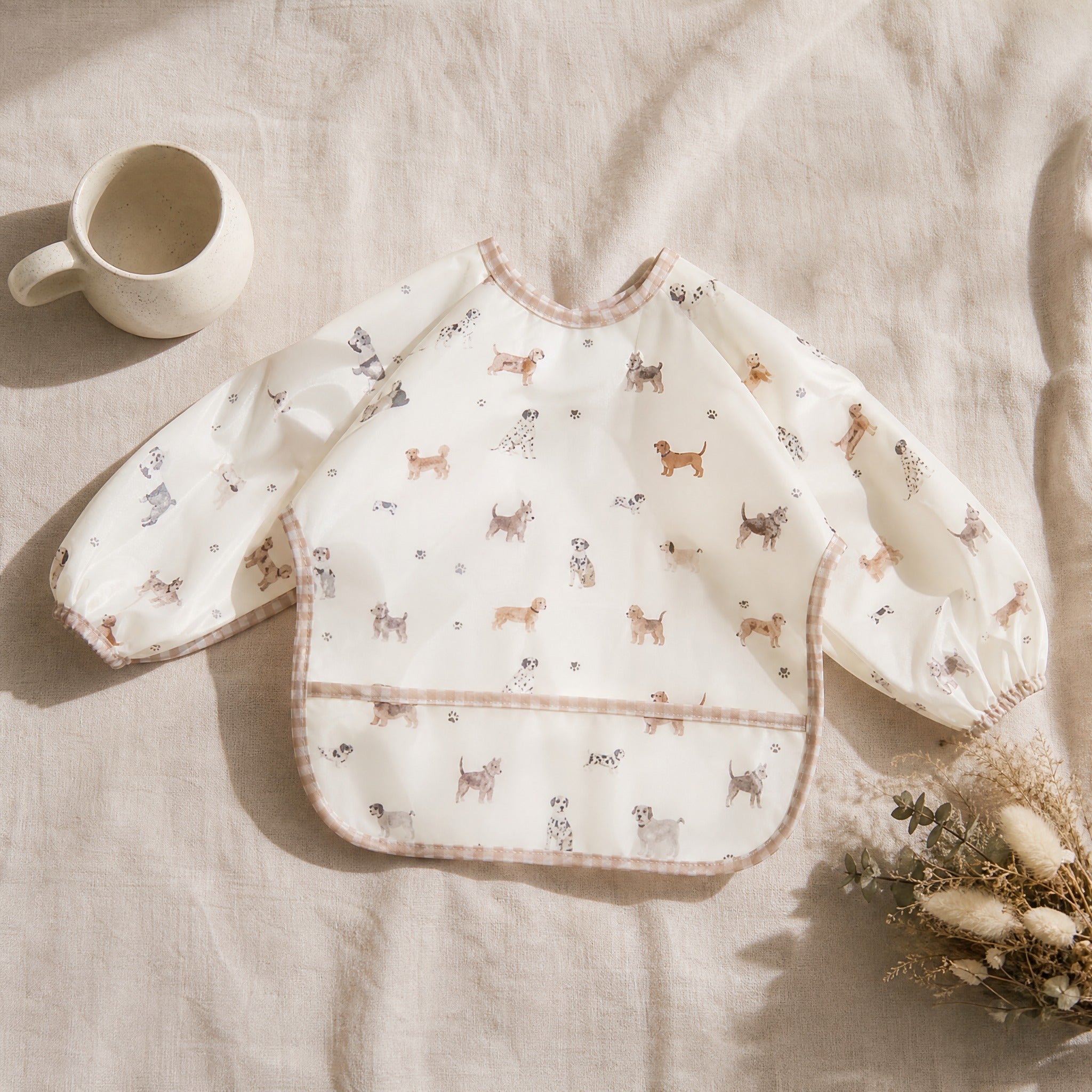 Long Sleeve Baby Bib – Waterproof Feeding Coverall, Washable, Easy Clean