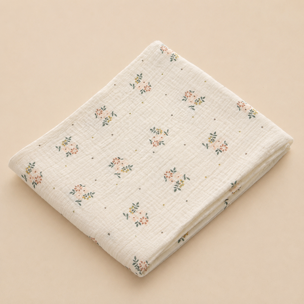 Muslin Baby Blanket – Cotton Swaddle Wrap, Newborn Receiving Blanket, Nursery Bedding