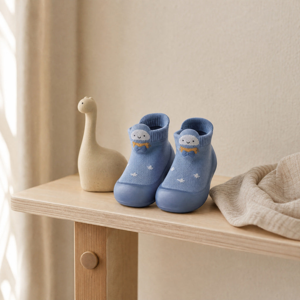 Baby Sock Shoes – Soft Sole Toddler Floor Shoes Infant First Walker Booties
