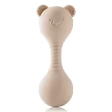 Silicone Bear Rattle – Baby Teether Toy for Newborns, Sensory Gift 0–12 Months