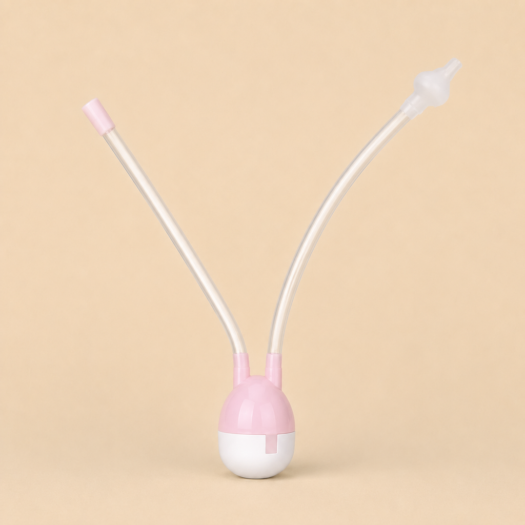 Baby Nasal Aspirator – Gentle Silicone Nose Cleaner for Newborns, Travel Health Essential