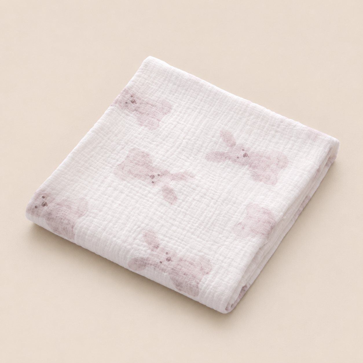 Muslin Baby Blanket – Cotton Swaddle Wrap, Newborn Receiving Blanket, Nursery Bedding