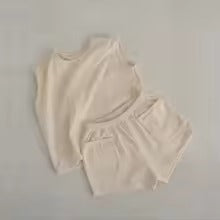 Baby Vest Shorts Set – Casual Cotton Homewear for Newborn Boys Girls