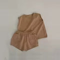 Baby Vest Shorts Set – Casual Cotton Homewear for Newborn Boys Girls
