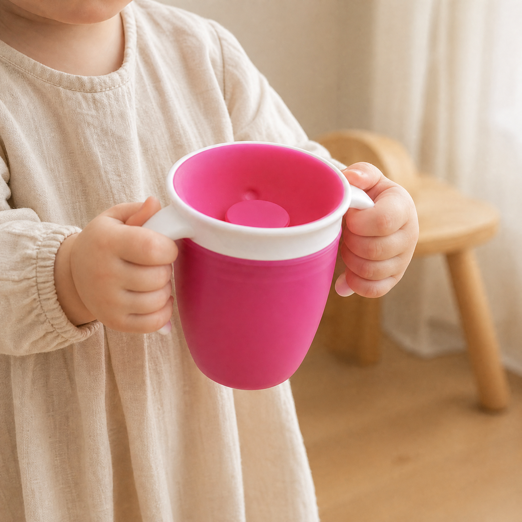 360 Baby Sippy Cup – Leakproof Double Handle Toddler Training Drinking Cup