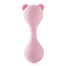 Silicone Bear Rattle – Baby Teether Toy for Newborns, Sensory Gift 0–12 Months