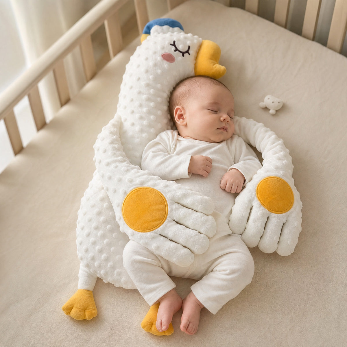Baby Soothing Pillow – Patting Doll with Electric Palm for Newborn Sleep Aid