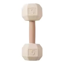 Baby Dumbbell Rattle Teether – Silicone BPA Free Newborn Toy Infant Gift