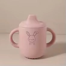 Personalized Silicone Sippy Cup – Custom Name Baby Toddler Training Cup