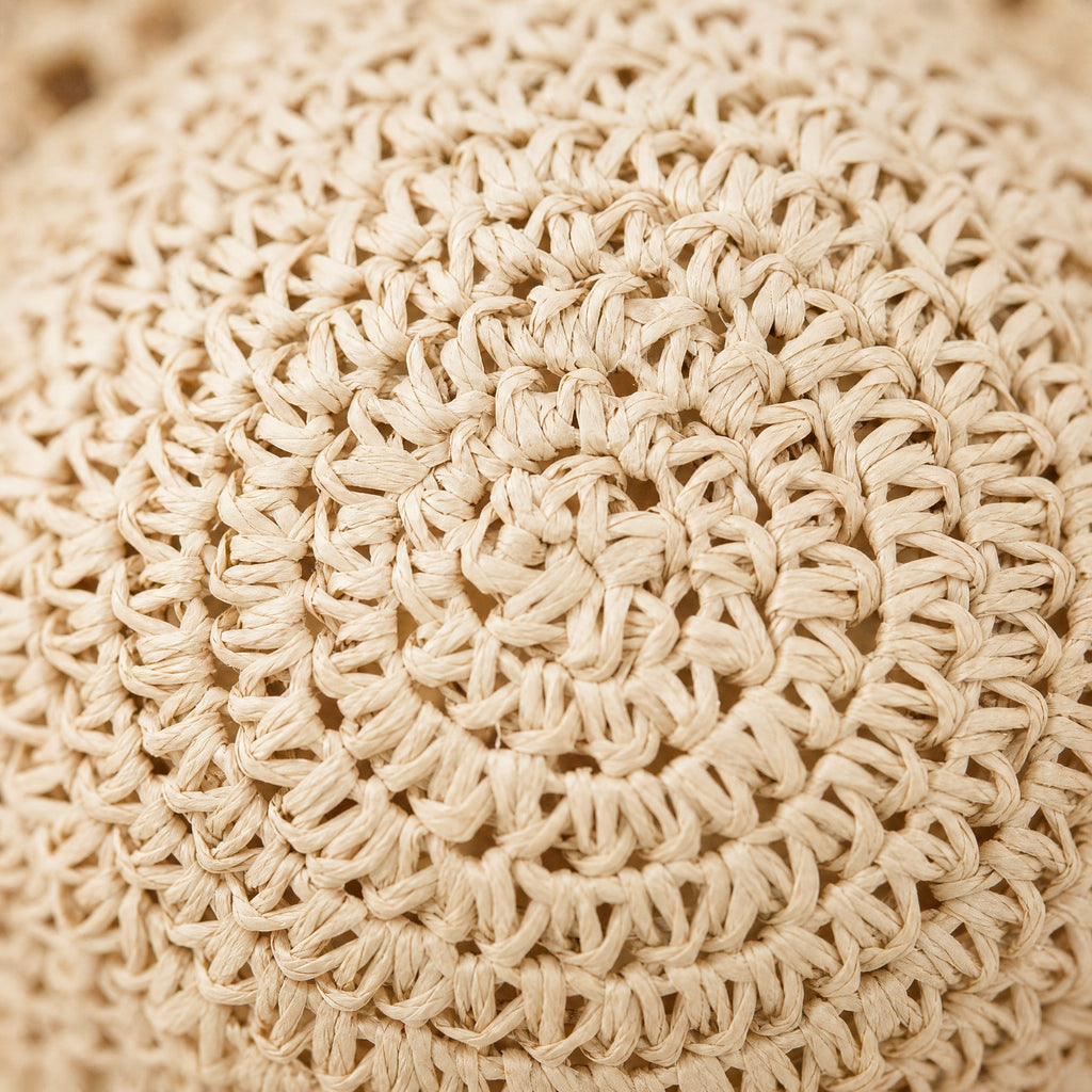 Baby Girl Straw Hat – Lace Bow Sun Hat for Toddlers, Beach & Summer