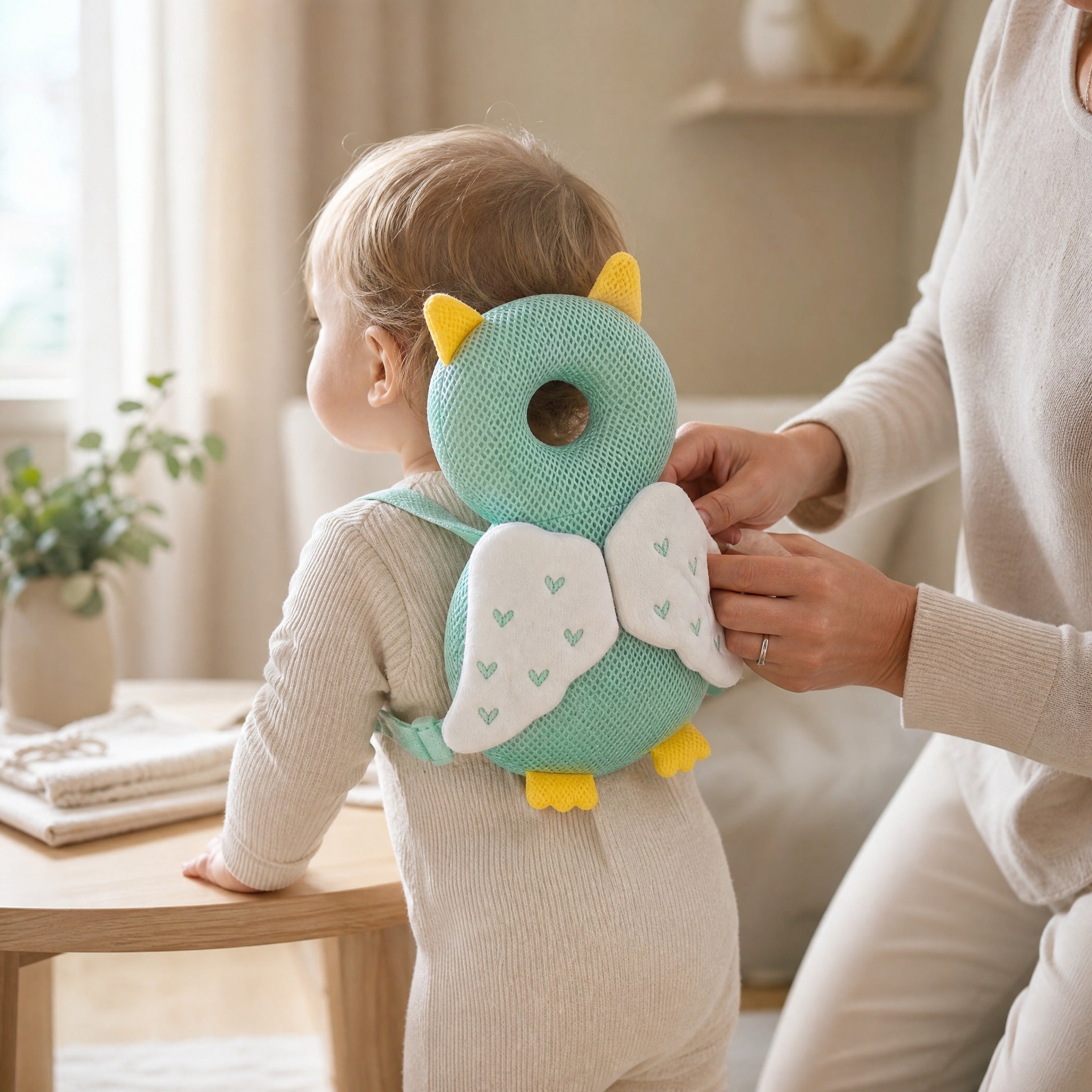 Baby Head Protector Cushion – Toddler Safety Pad Back Pillow Cartoon Backpack