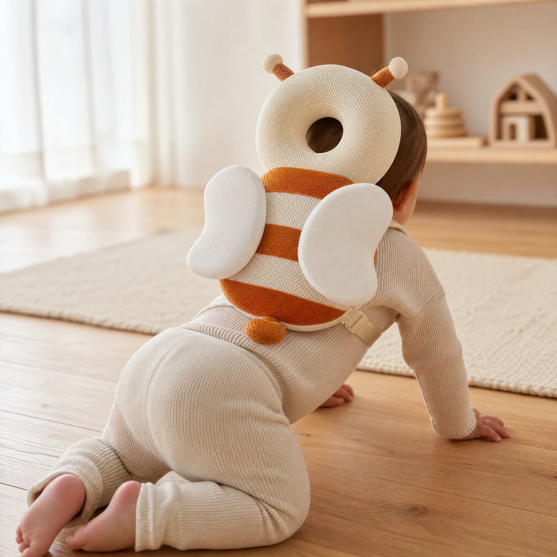 Baby Head Protector Cushion – Toddler Safety Pad Back Pillow Cartoon Backpack