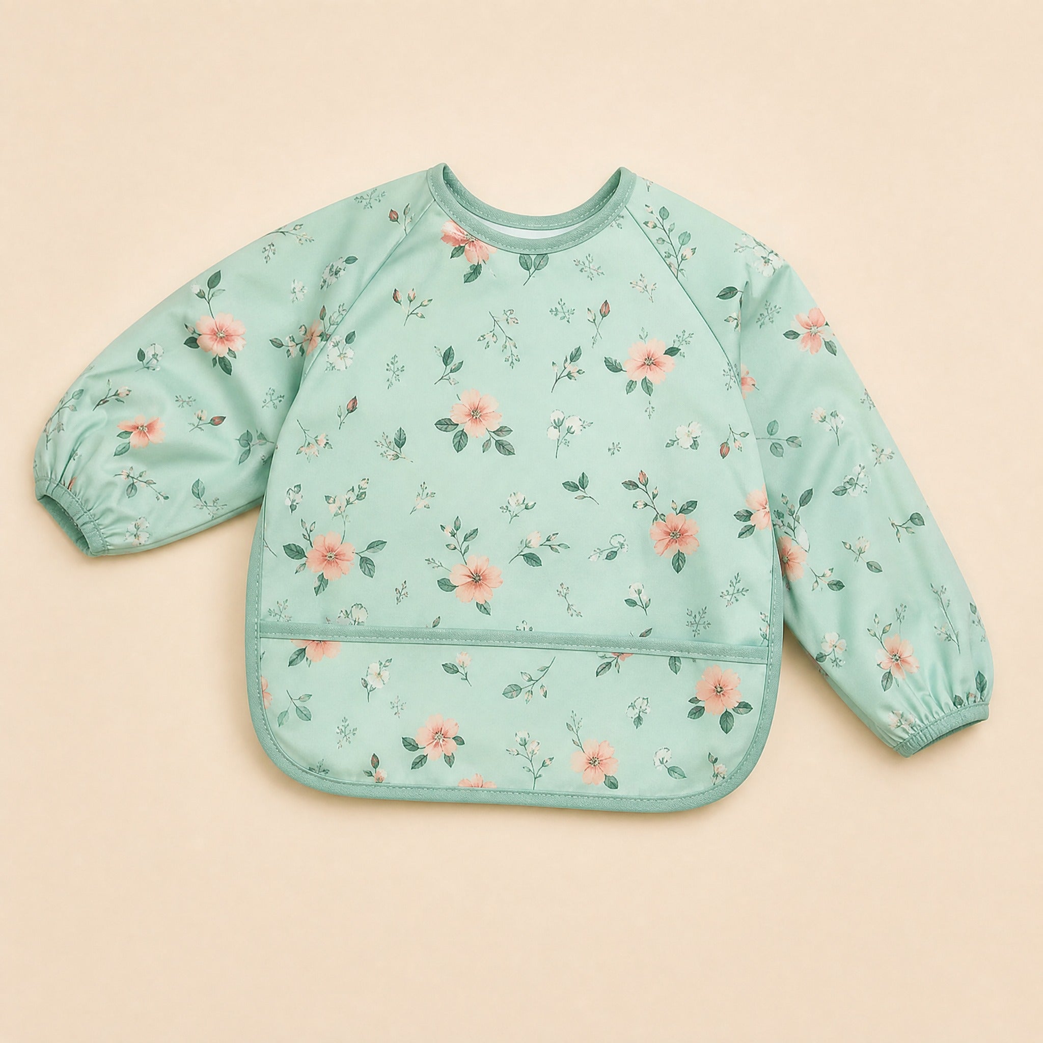 Long Sleeve Baby Bib – Waterproof Feeding Coverall, Washable, Easy Clean