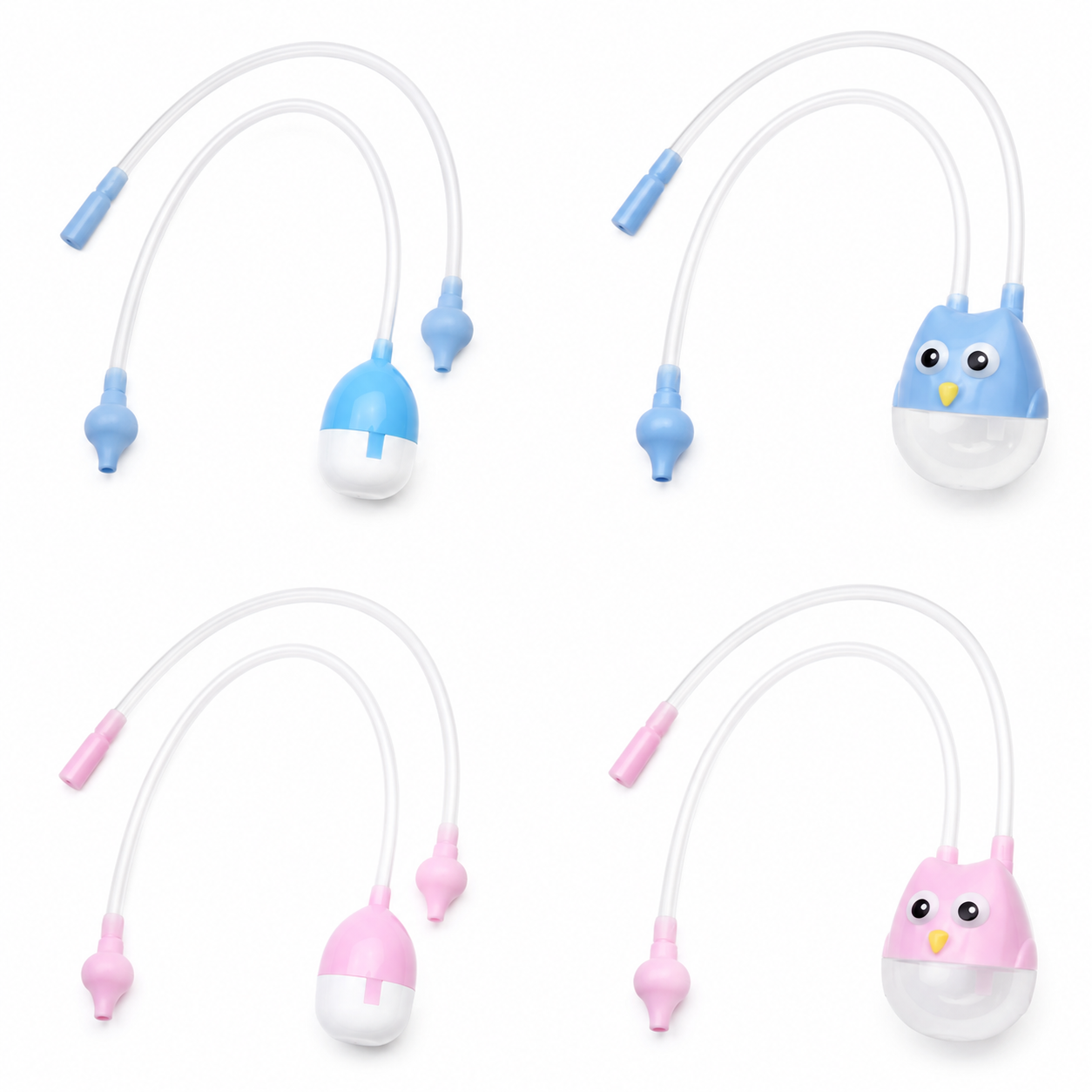 Baby Nasal Aspirator – Gentle Silicone Nose Cleaner for Newborns, Travel Health Essential