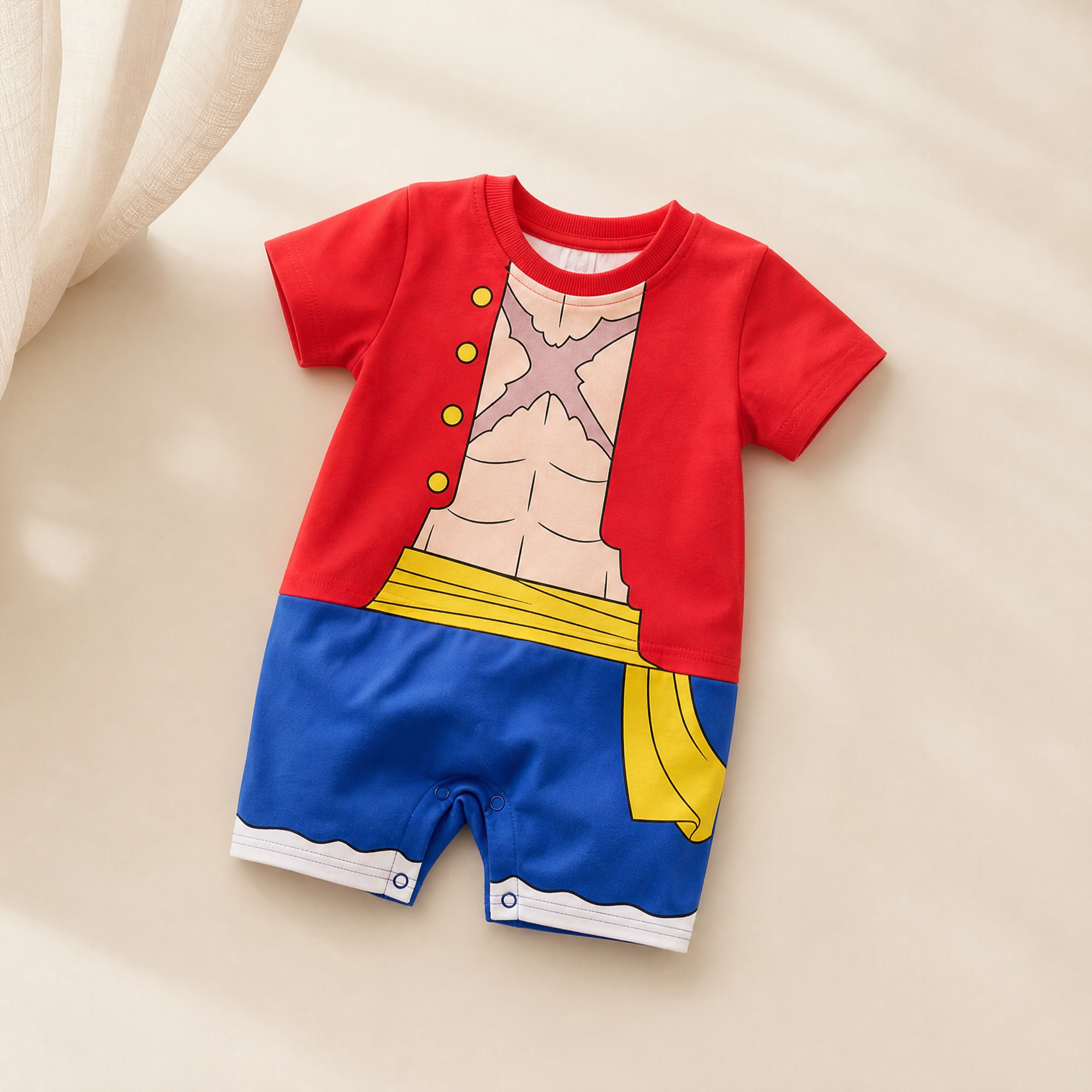 Anime Cosplay Baby Romper – Newborn Onesie Jumpsuit for Boys and Girls 0–18M