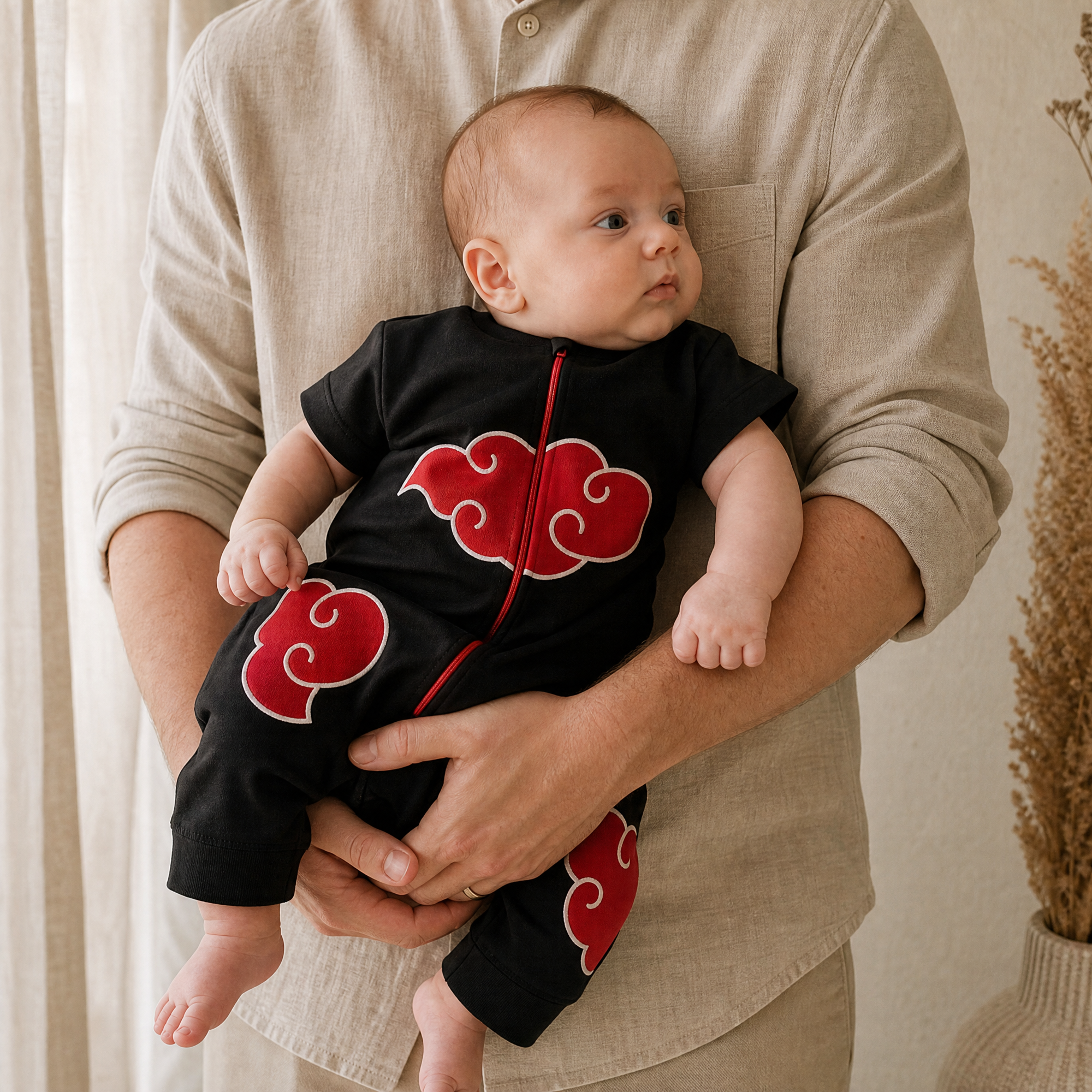 Anime Cosplay Baby Romper – Newborn Onesie Jumpsuit for Boys and Girls 0–18M