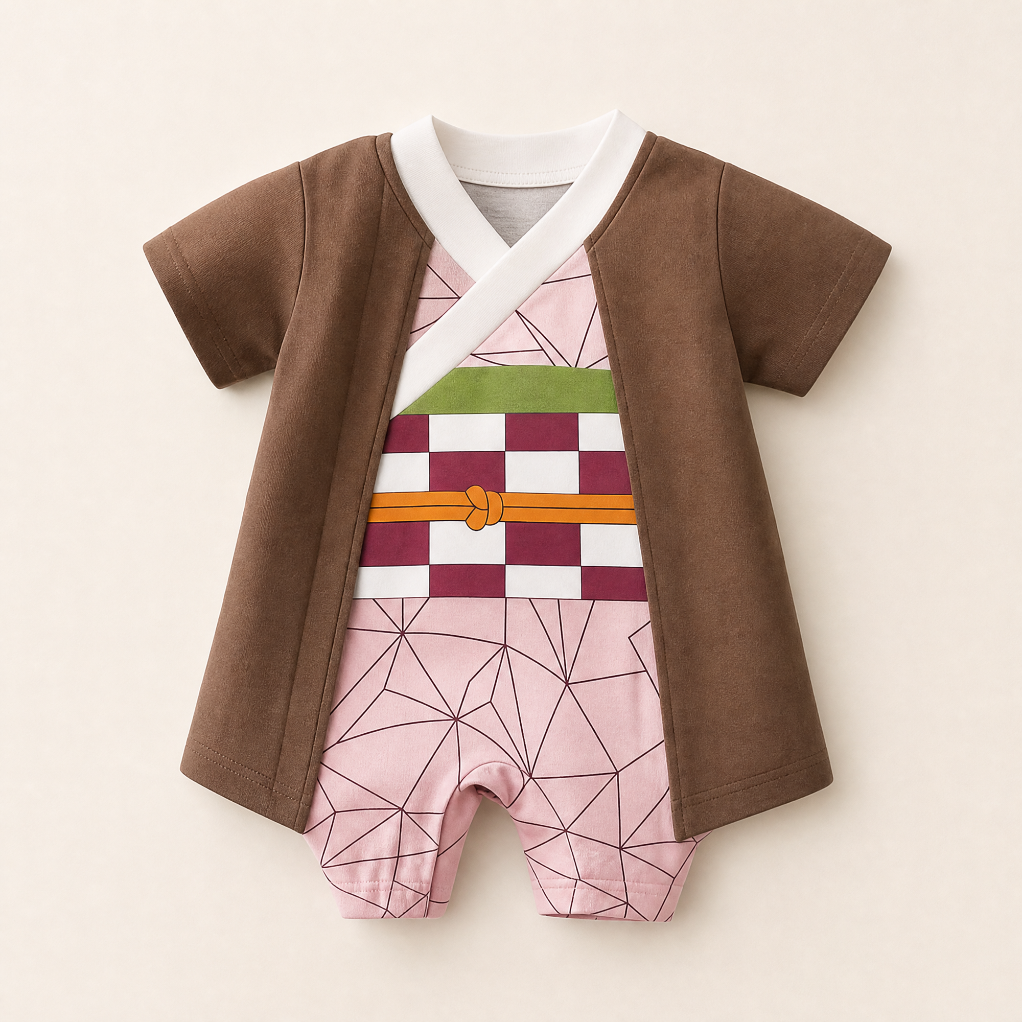 Anime Cosplay Baby Romper – Newborn Onesie Jumpsuit for Boys and Girls 0–18M