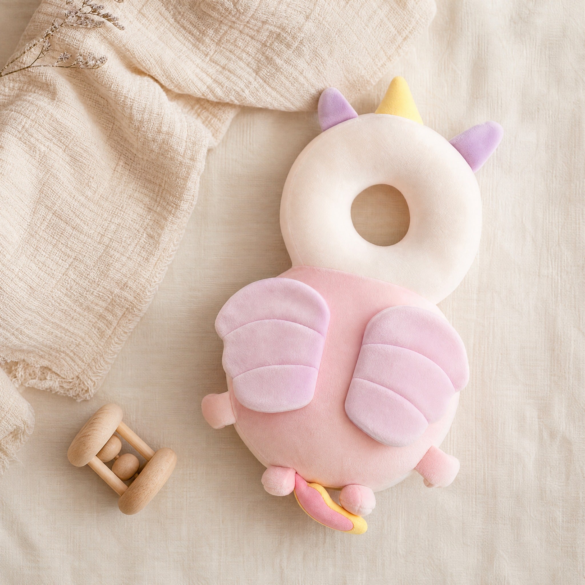 Baby Head Protector Cushion – Toddler Safety Pad Back Pillow Cartoon Backpack