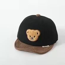 Corduroy Baby Baseball Cap – Bear Ear Hat Toddler Sun Hat Newborn Gift