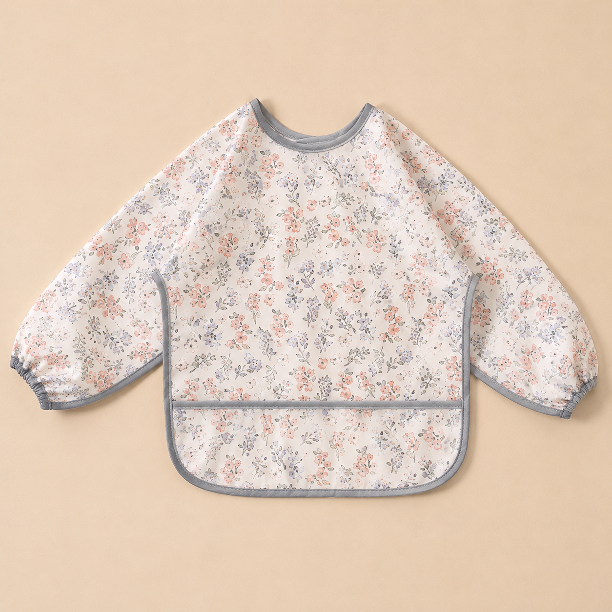 Long-Sleeve Waterproof Feeding Bib – Baby Weaning Smock, Messy Play Cover, Toddler Mealtime Essential