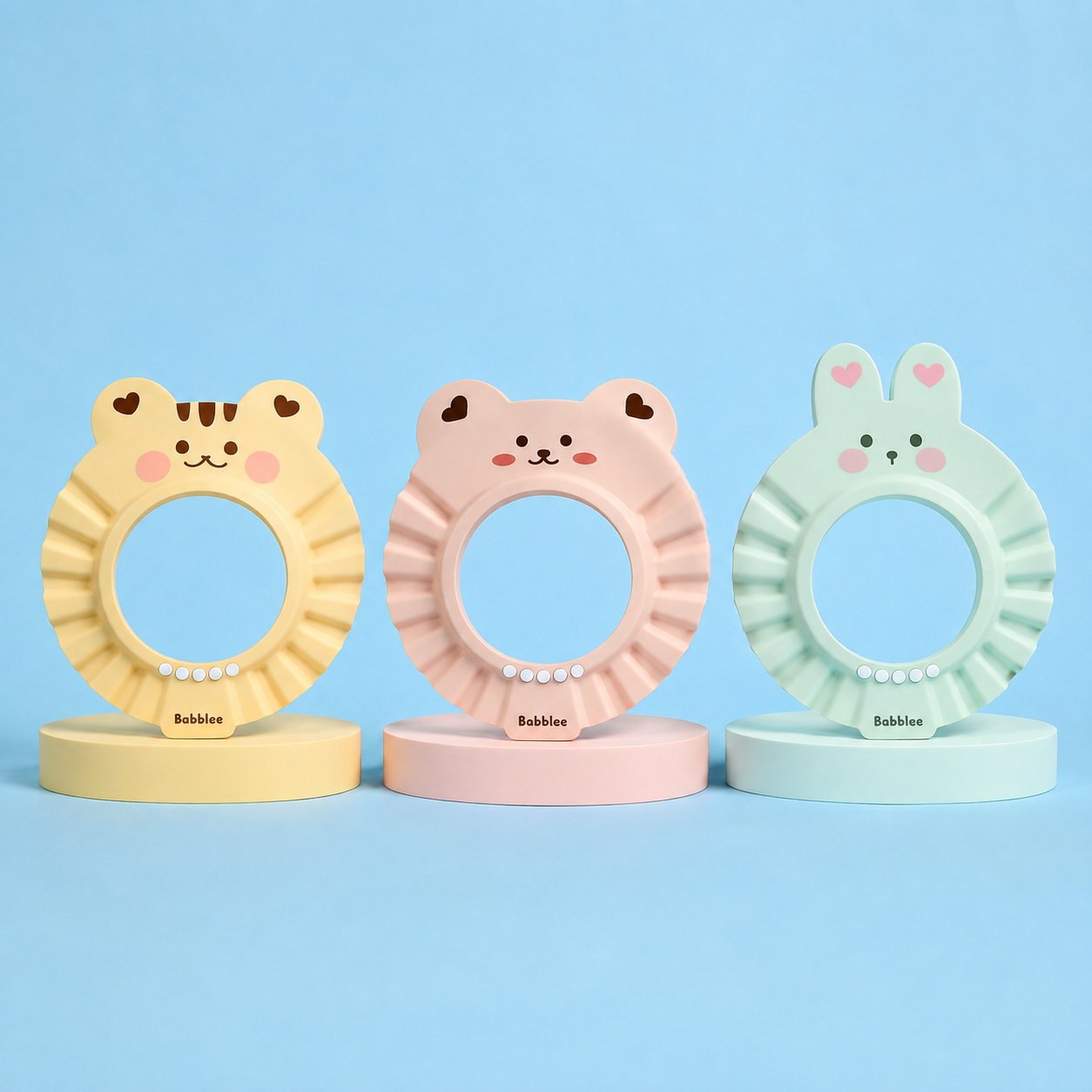 Baby Shower Cap – Adjustable Cartoon Bath Hat for Eye and Ear Protection