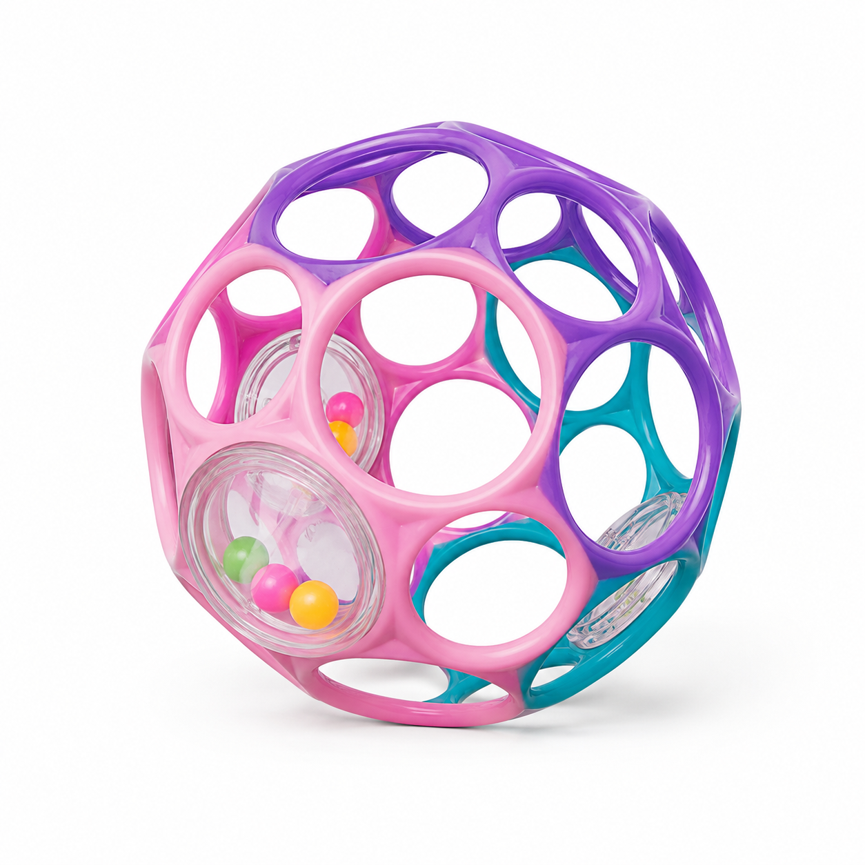 Baby Grasping Ball Rattle – Sensory Teether Toy for Early Development 0-6 Months