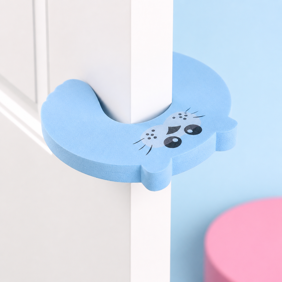 Baby Door Finger Guard – Animal Door Stopper, Anti Pinch Protector for Cabinet Doors and Childproofing