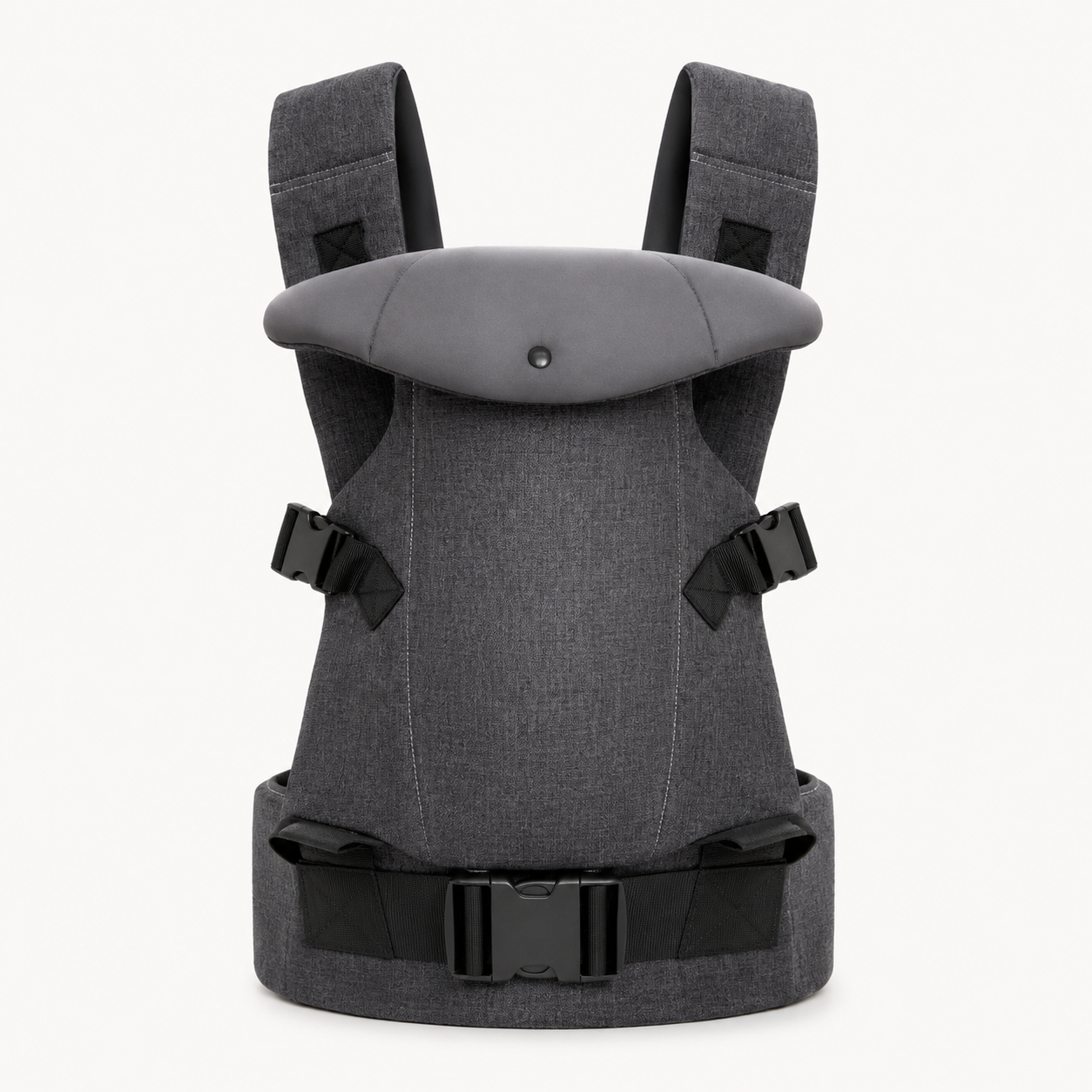 Baby Carrier with Hip Seat – Front Back Carry, Lumbar Support, All Seasons, Newborn to Toddler