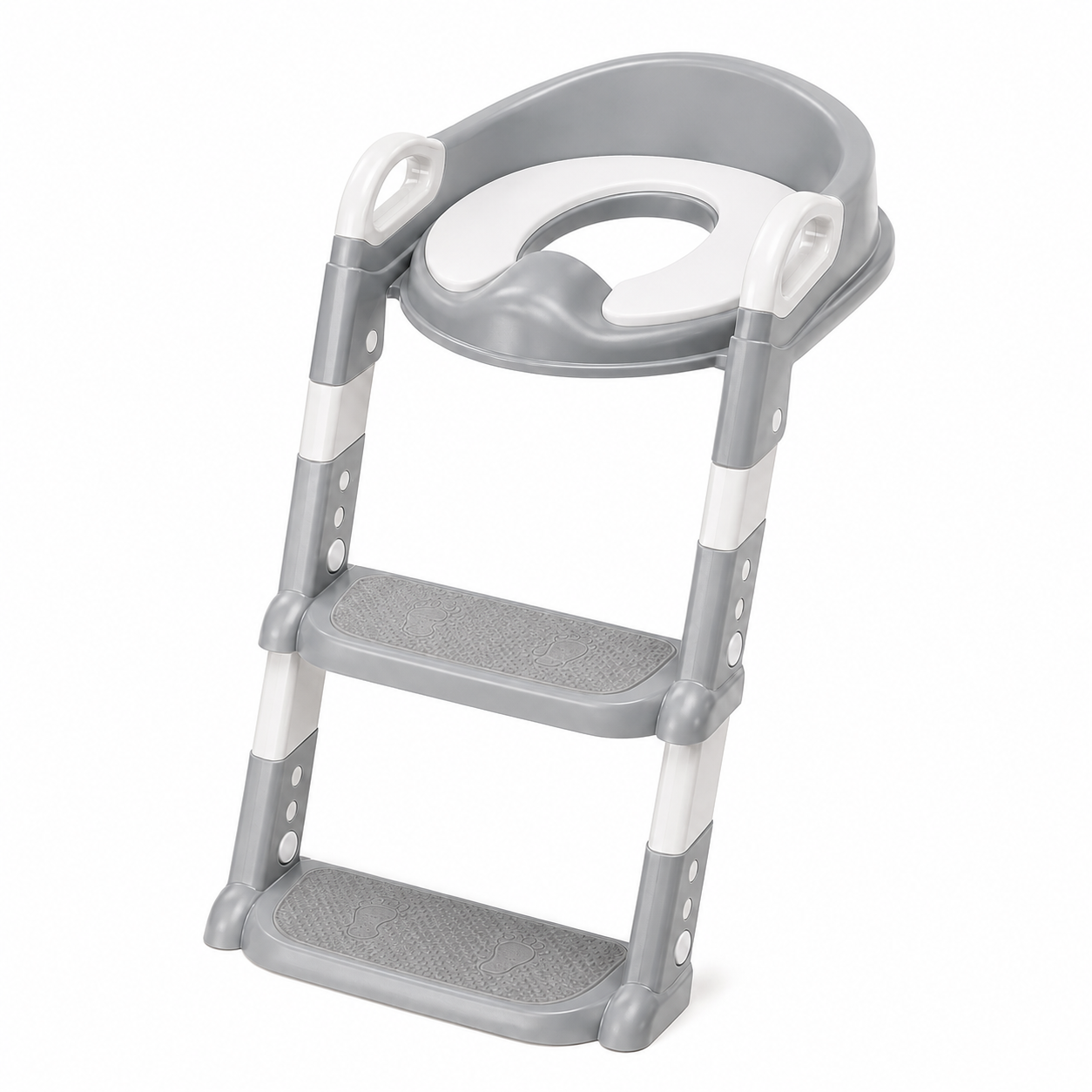 Kids Potty Training Seat with Ladder – Adjustable Foldable Toilet Trainer for Toddlers