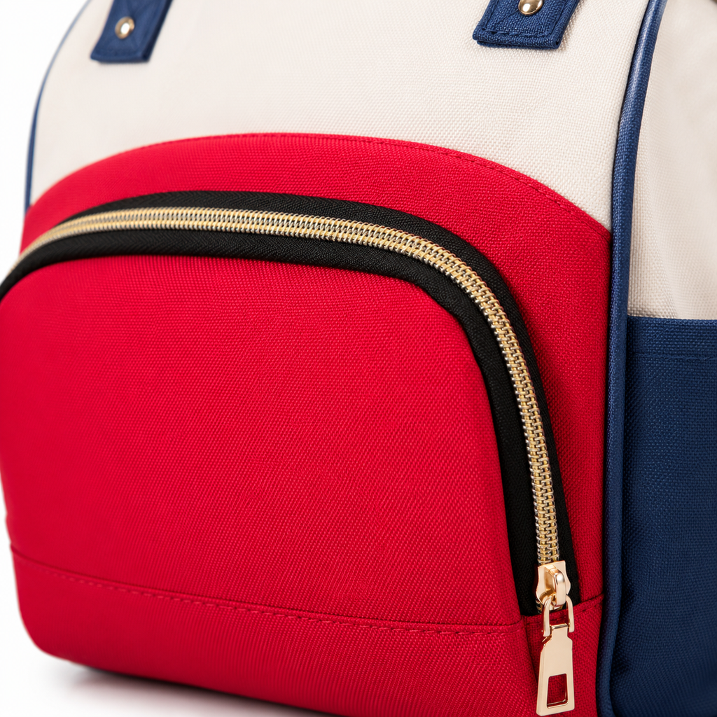 Baby Changing Backpack – Wide Opening, Wipe-Clean Lining, Unisex Nappy Bag with Bottle Holder