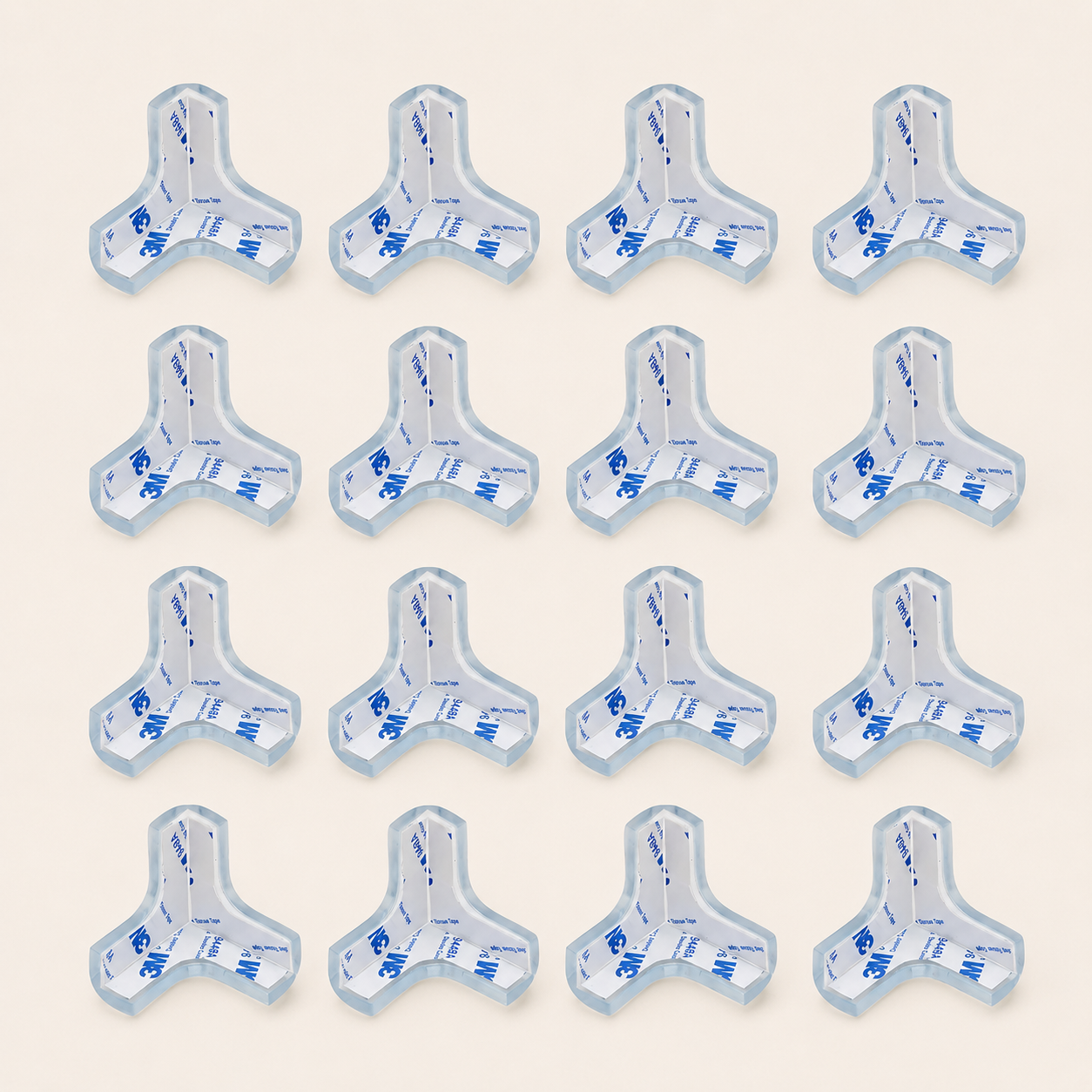 Clear Corner Protectors for Baby Safety – Transparent Furniture Edge Guards with Adhesive for Childproofing Tables