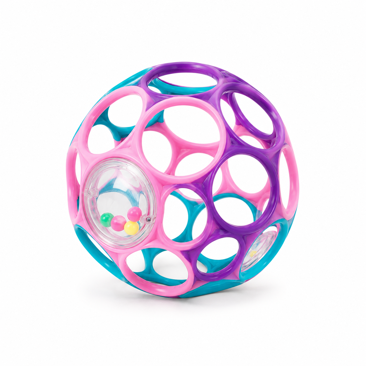 Baby Grasping Ball Rattle – Sensory Teether Toy for Early Development 0-6 Months