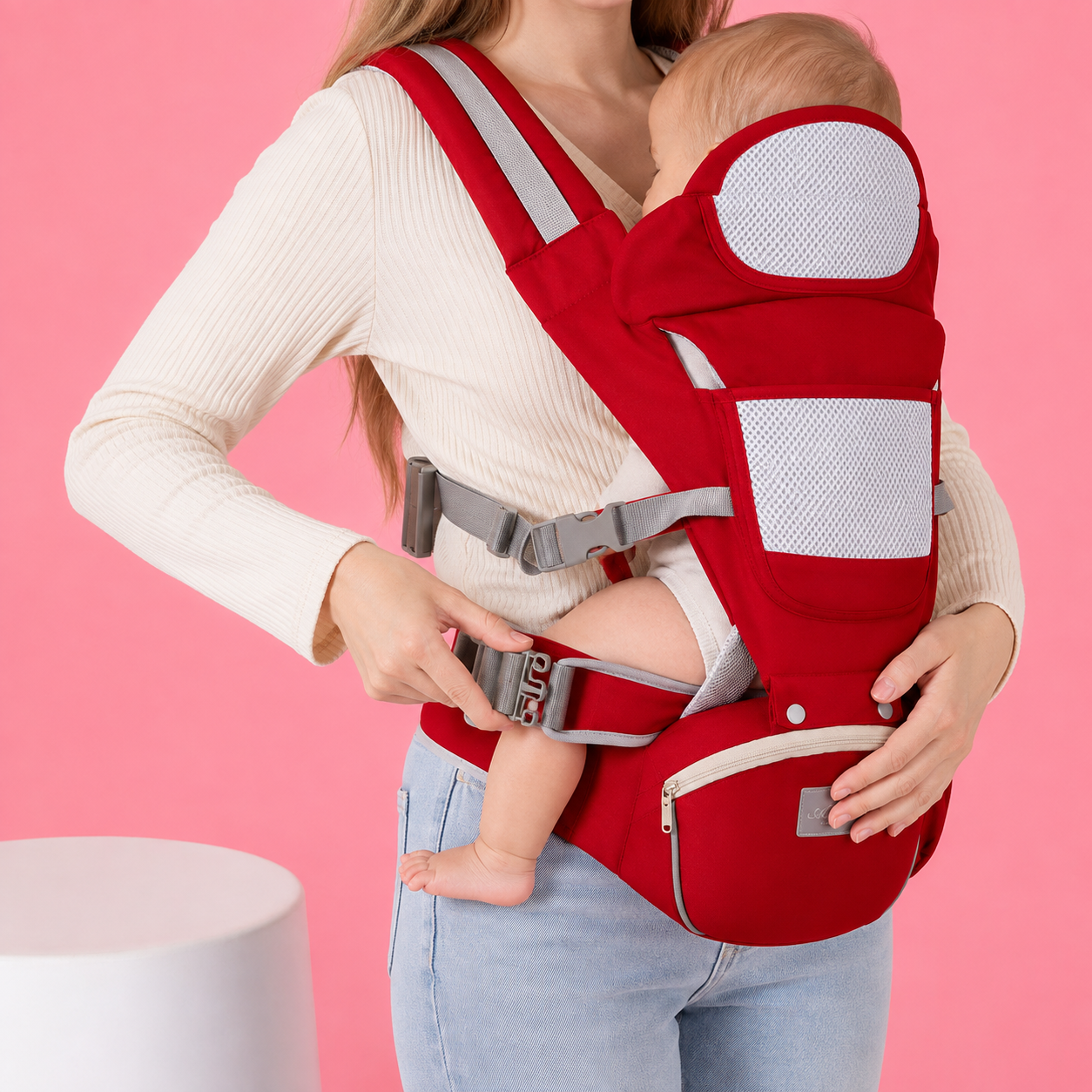 Ergonomic Baby Carrier – Hip Seat Waist Stool for Newborn to Toddler