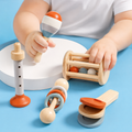 Baby Musical Instruments Set – 5 Piece Wooden Sensory Toys for Toddlers