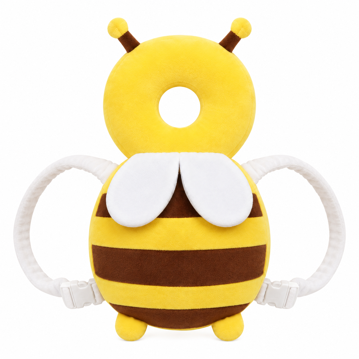 Baby Head Protector Pillow – Bee Backpack Cushion for Walking Falls, Soft Plush Safety Pad