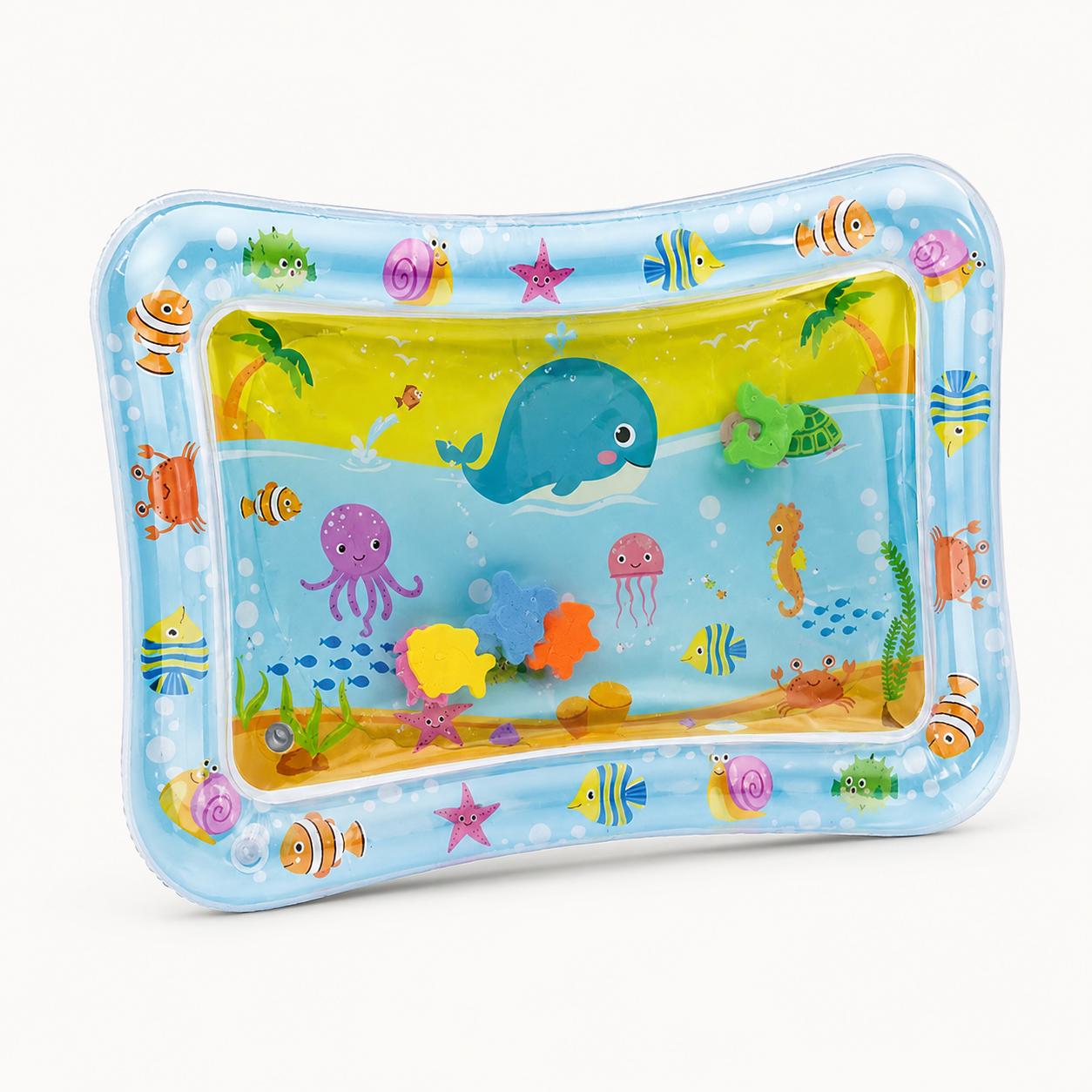 Baby Water Play Mat – Inflatable Tummy Time Pad for Sensory Development