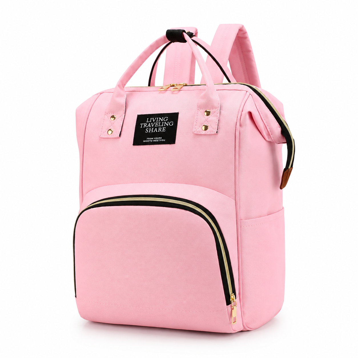 Baby Changing Backpack – Wide Opening, Wipe-Clean Lining, Unisex Nappy Bag with Bottle Holder