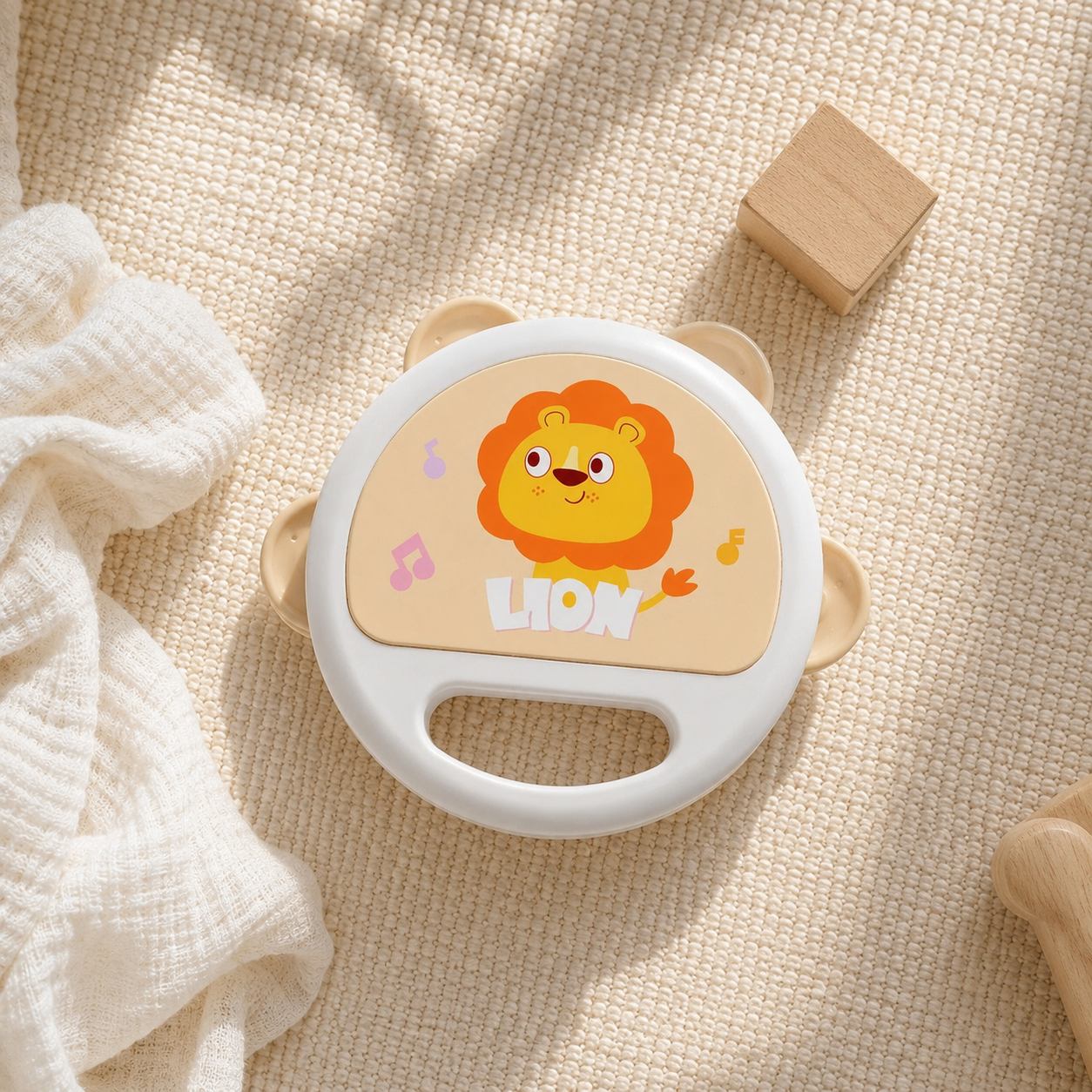 Baby Tambourine  Handheld Musical Instrument for Infants and Toddlers