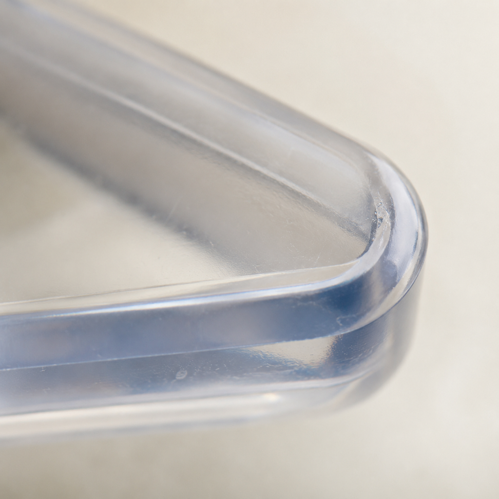 Clear Corner Protectors for Baby Safety – Transparent Furniture Edge Guards with Adhesive for Childproofing Tables