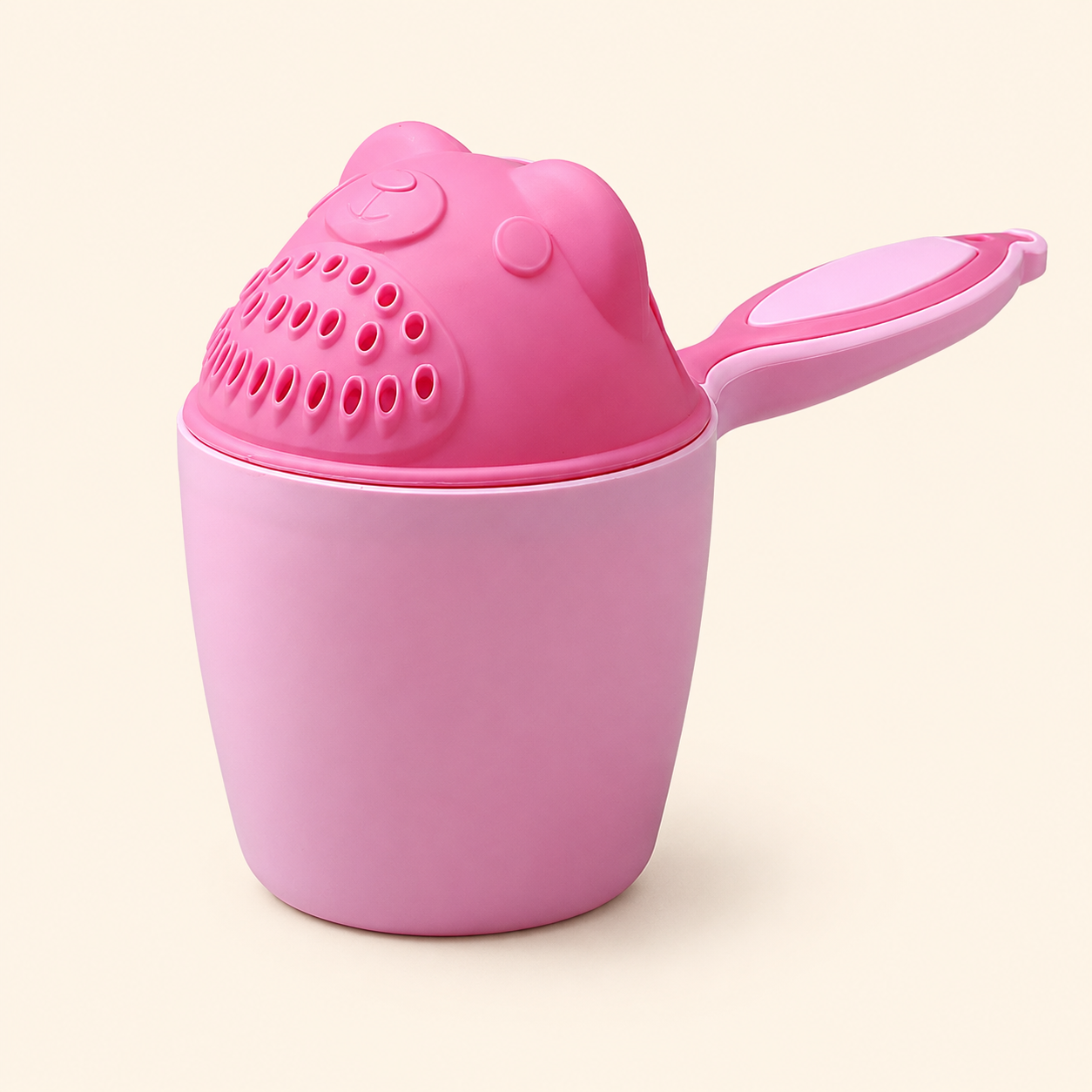 Baby Bath Rinse Cup – Soft Rim Shampoo Rinser, Toddler Hair Wash Tool, Calm Bath