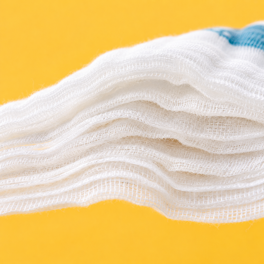 Baby Cotton Gauze Blanket – 6 Layer Soft Swaddle Wrap, Breathable Infant Bath Towel