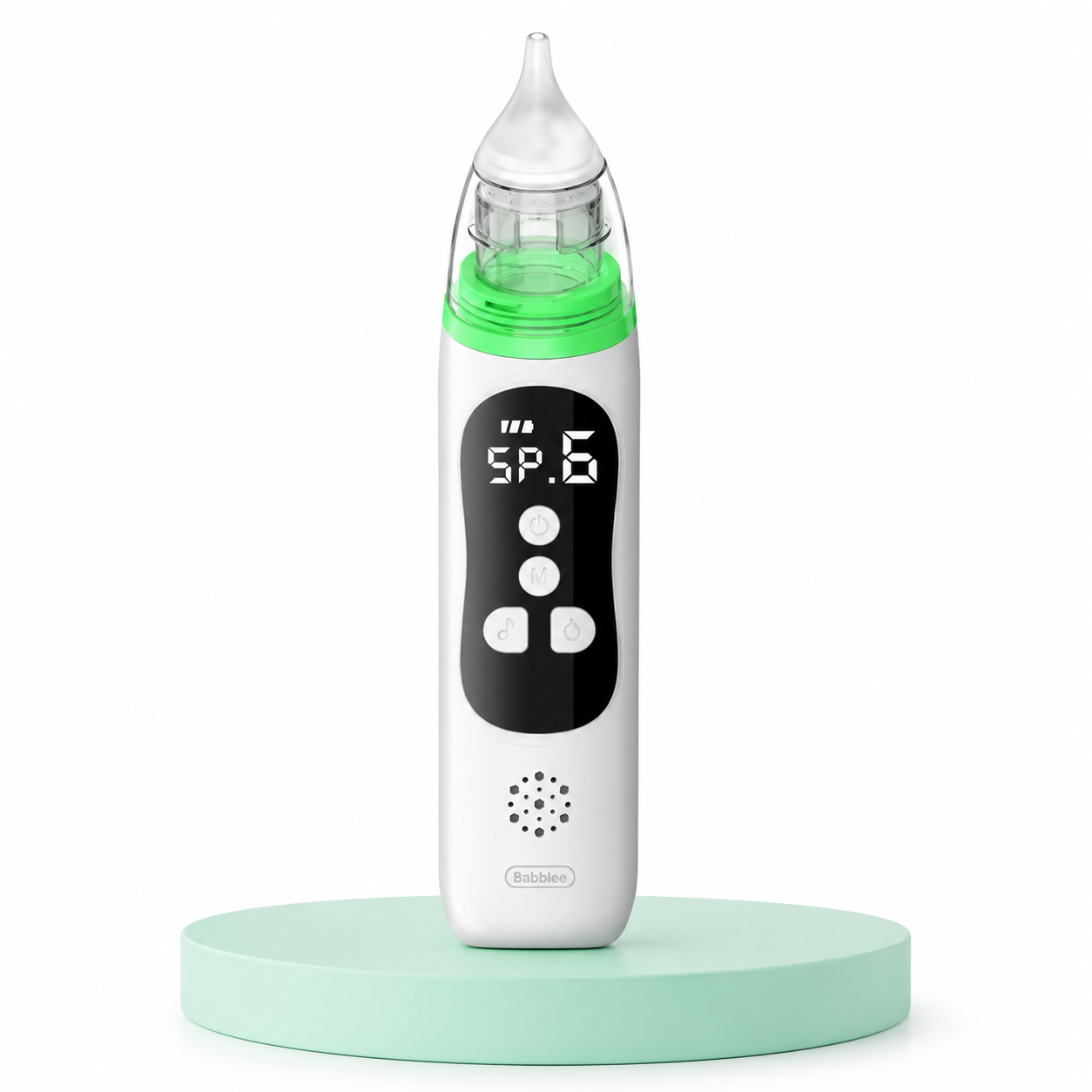 Electric Nasal Aspirator, Rechargeable Baby Nose Cleaner with Soft Silicone Tips
