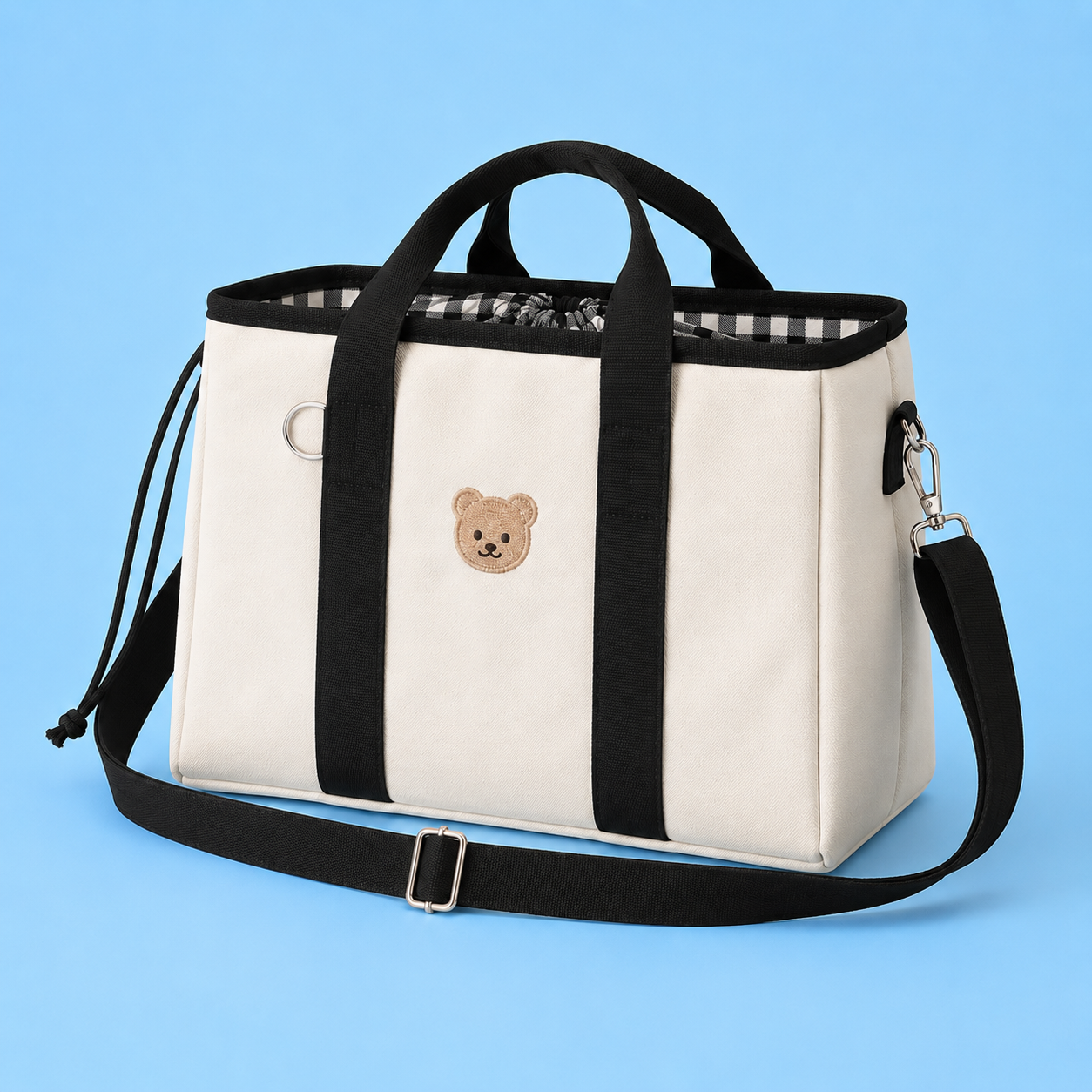Baby Diaper Bag – Stroller Straps, Insulated Pockets, Wide Opening, Nappy Tote for Moms