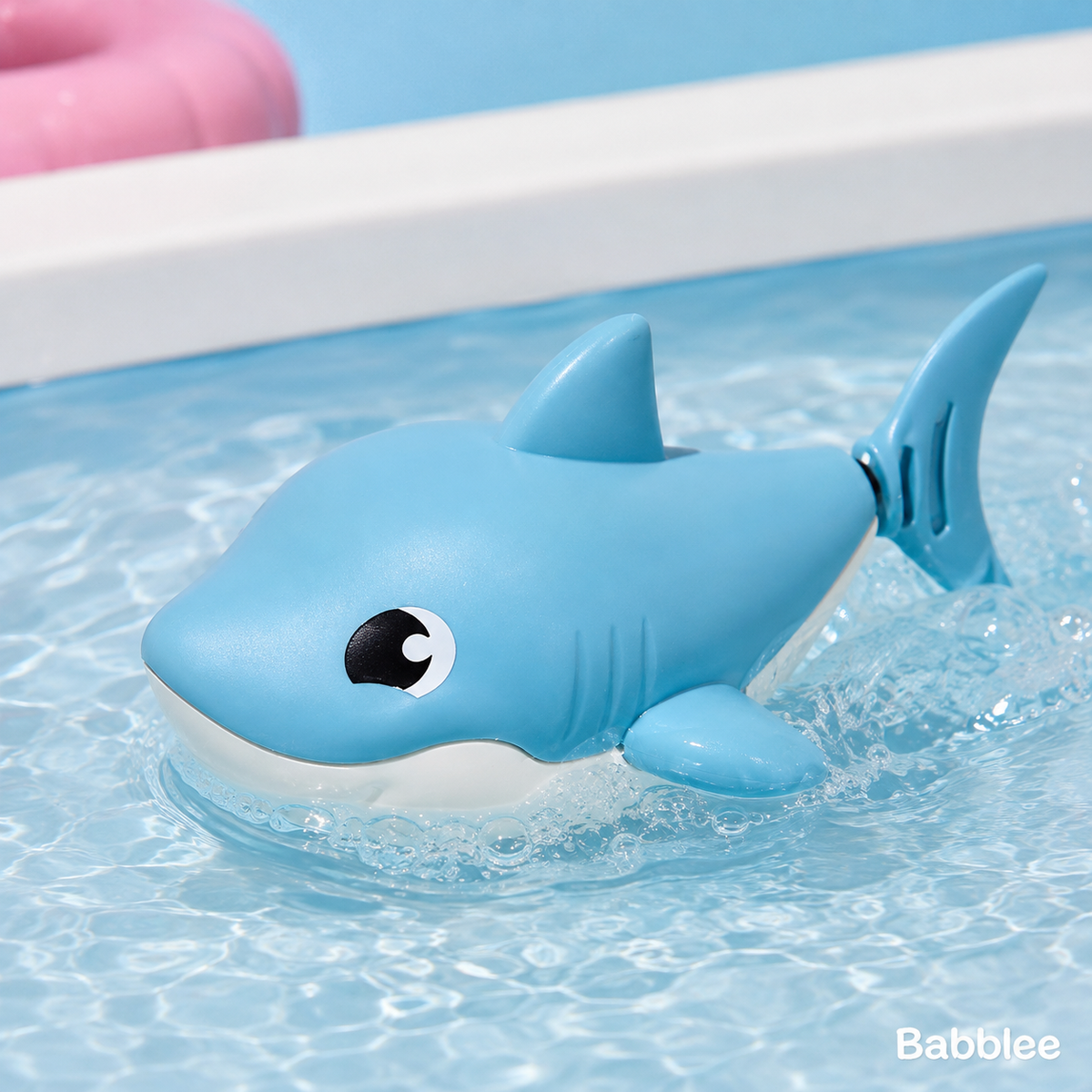 Wind Up Shark Bath Toy – Clockwork Swimming Toy for Baby Bath Beach Pool and Outdoor Water Play