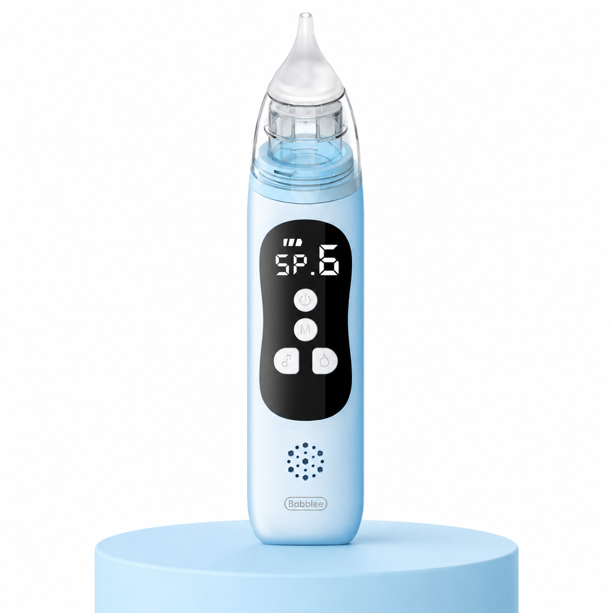 Electric Nasal Aspirator, Rechargeable Baby Nose Cleaner with Soft Silicone Tips