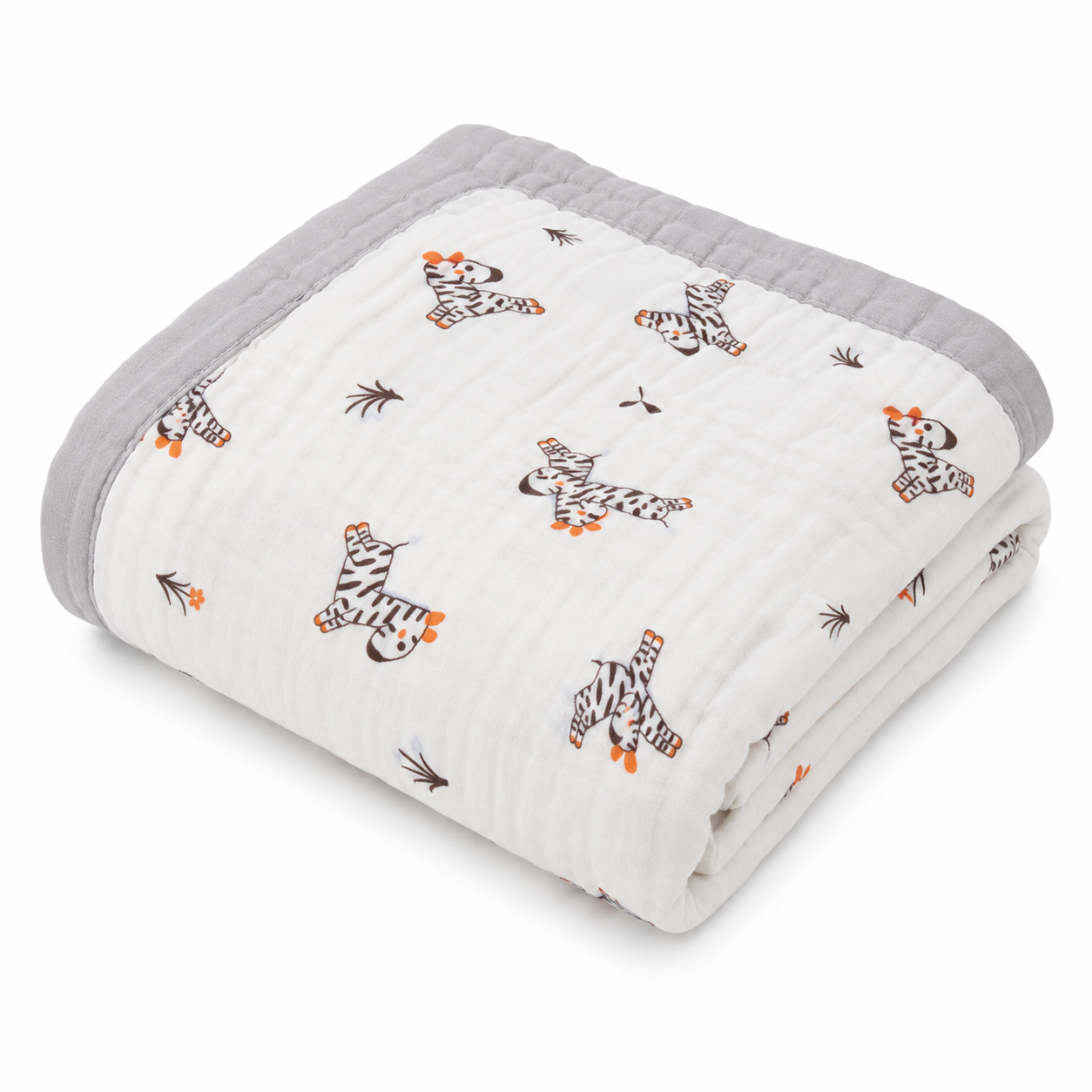 Baby Cotton Gauze Blanket – 6 Layer Soft Swaddle Wrap, Breathable Infant Bath Towel